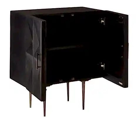 Sabari Hand Crafted Mango Wood Cabinet - The Furniture Mega Store 