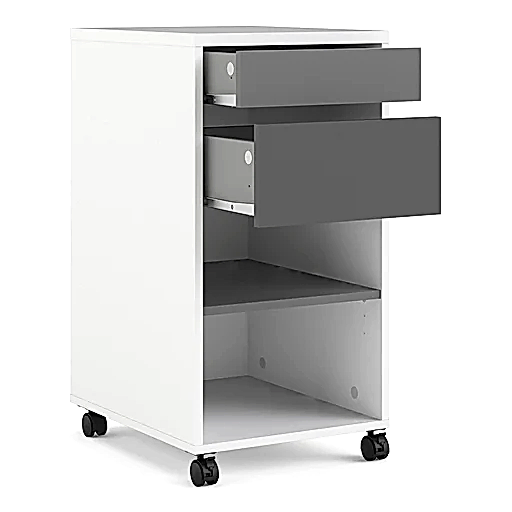 Function Plus Mobile file cabinet 2 drawers + 1 shelf - The Furniture Mega Store 