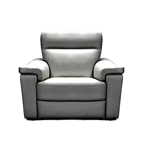 Aliano Luxury Italian Leather Power Recliner Armchair - The Furniture Mega Store
