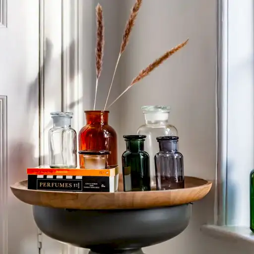 Green Set Of 3 Apotheca Jars - The Furniture Mega Store 