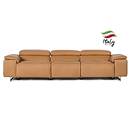 Blossom Italian Leather Power Recliner Sofa Collection - Various Options - The Furniture Mega Store