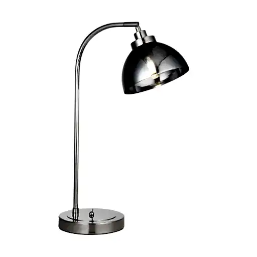 Caspa Nickel Table Lamp - The Furniture Mega Store 