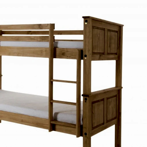 Corona Bunk Bed Distressed Solid Waxed Light Pine - The Furniture Mega Store