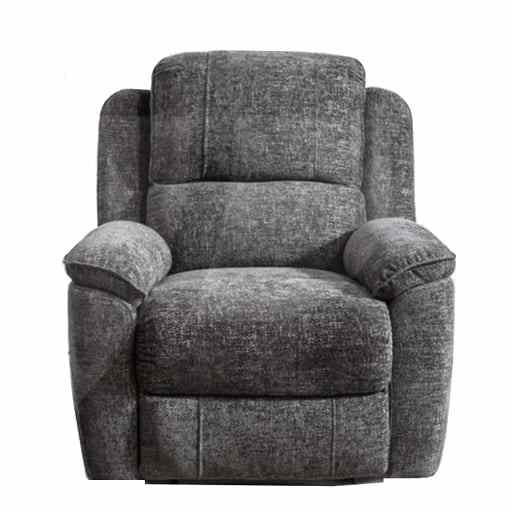 Barley Fabric Power Recliner Armchair - Intergrated USB-C Fast Charge Ports - The Furniture Mega Store