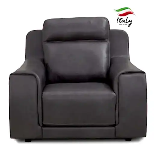 Funes Italian Leather Power Recliner Armchair - Choice Leathers - The Furniture Mega Store