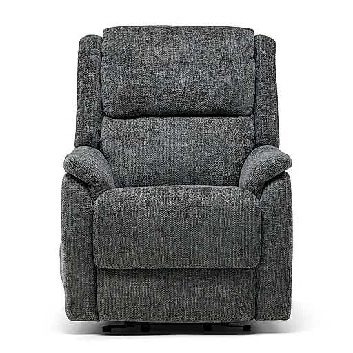 Penrith Fabric Dual Motor Lift and Rise Chair - Grey - The Furniture Mega Store 