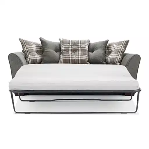 Charlotte Sofa Bed - Choice Of Scatter or Standard Back - Choice Of Fabrics - The Furniture Mega Store 