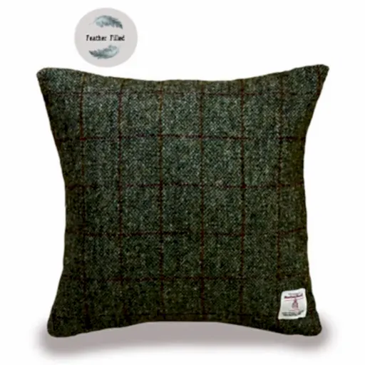 Harris Tweed Large Feather Filled Scatter Cushion 55 X 55 - Choice Of Tweeds - The Furniture Mega Store