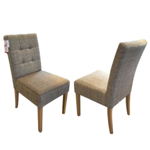 William Harris Tweed Dining Chair - Choice Of Tweed & Legs - The Furniture Mega Store