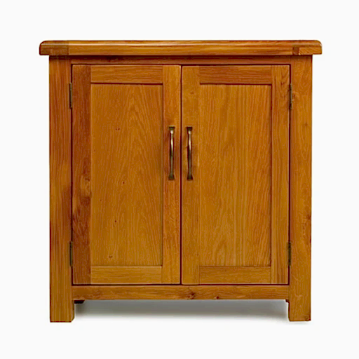 Earlswood Oak Petite Hall Cupboard - The Furniture Mega Store 