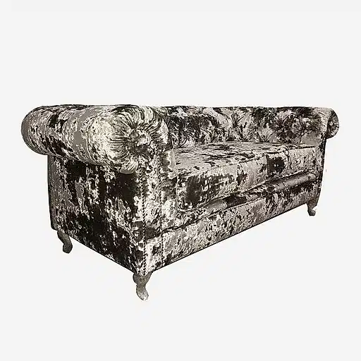 Victoria Lustro Velvet Deep Buttoned Chesterfield - Various Options - The Furniture Mega Store