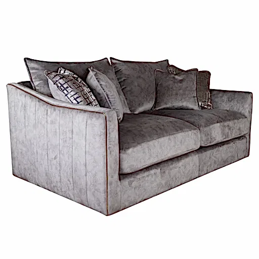 Blaise 3 Seater Sofa & 2 Armchairs - Set - Choice Of Fabrics - The Furniture Mega Store