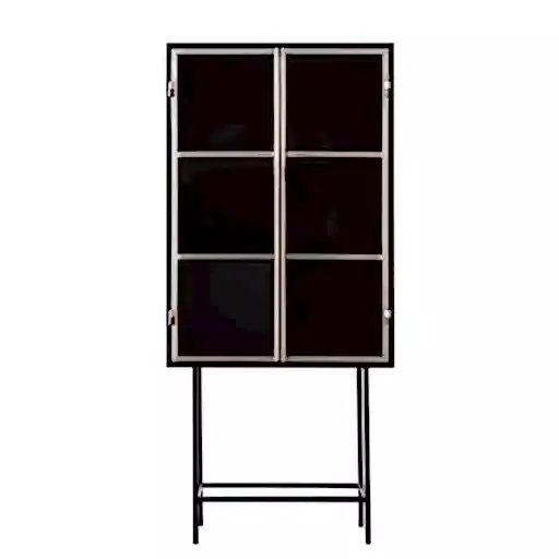 Kilkenny Black & Silver Drinks Cabinet - The Furniture Mega Store 