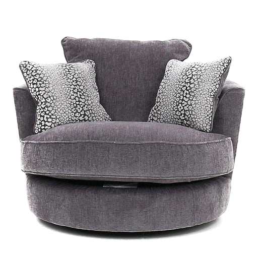 Fantasia Fabric Swivel Chair - Choice Of Colours - The Furniture Mega Store