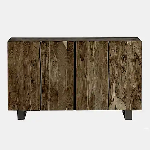 Prague Live Edge 4 Door Large Sideboard - The Furniture Mega Store 