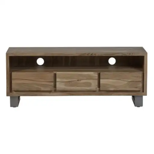 Prague Live Edge Wide Media  - 140cm - The Furniture Mega Store 