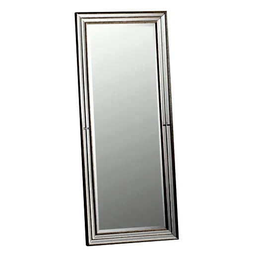 Squire Leaner Mirror - Antique Gold Detailing - The Furniture Mega Store 