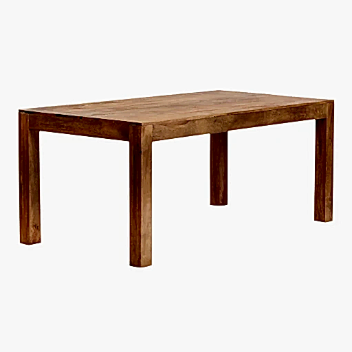 Maya Light Mango Wood Dining Table - Choice Of Sizes - The Furniture Mega Store 