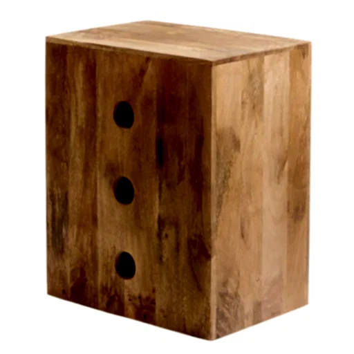 Maya Light Mango Wood Hi-Fi / Media Unit - The Furniture Mega Store 