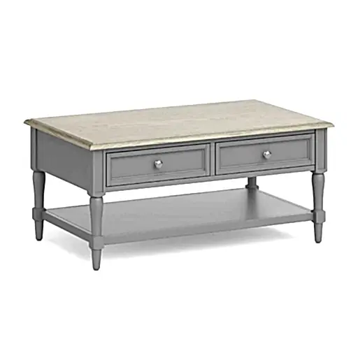 Marseille Coffee Table With Drawers - The Furniture Mega Store 