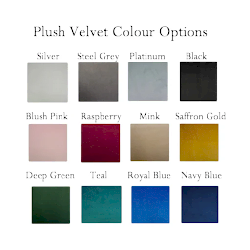 Iris Velvet Corner Sofa - Choice Of Colours - The Furniture Mega Store