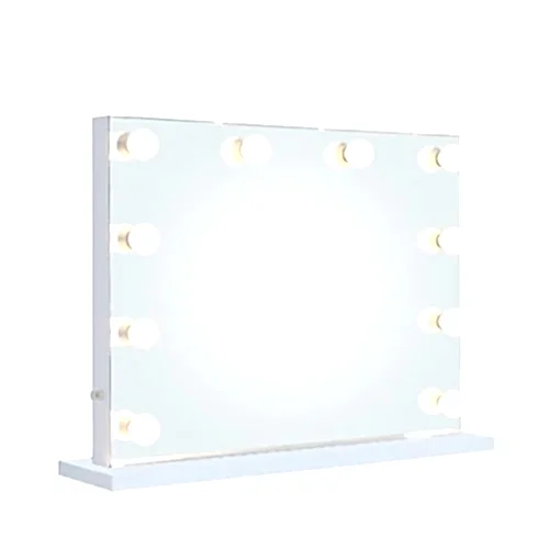 Large Broadway 10 Light Dimmable Vanity Mirror - The Furniture Mega Store 
