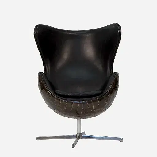 Aviator Keeler Swivel Chair - Vintage Jet Brass - The Furniture Mega Store 