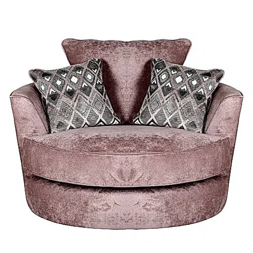 Kingston Swivel Chair Collection - Choice Of Fabrics - The Furniture Mega Store