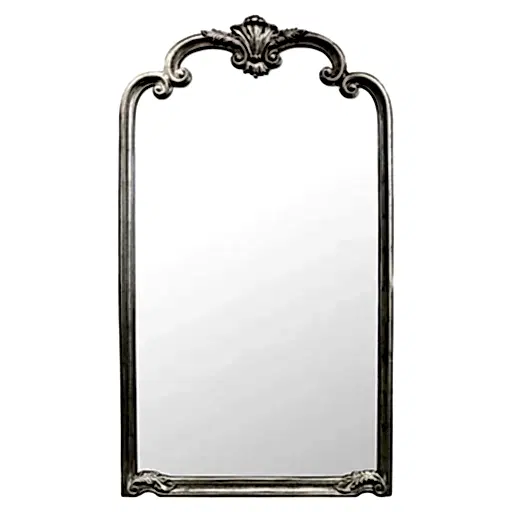 Palazzo Ornate Silver Leaner Mirror - The Furniture Mega Store 