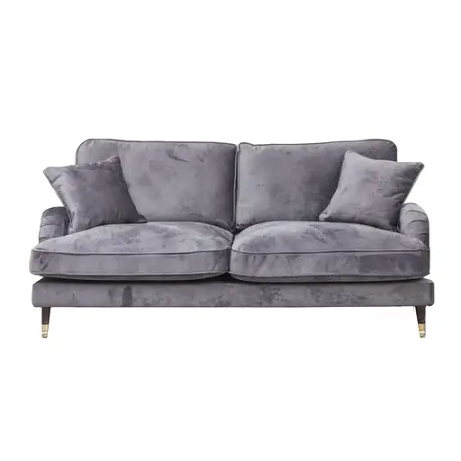 Rupert Velvet Sofa & Chair Collection - Choice Of Sizes & Colours - The Furniture Mega Store 