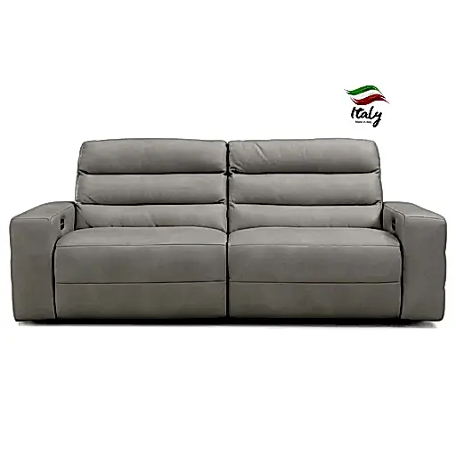 Sardegna Italian Leather Dual Power Recliner Sofa Collection - Choice Of Sizes & Leathers - The Furniture Mega Store