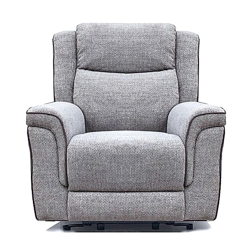 Hudson Fabric Power Twin Motor Lift & Tilt - Riser Recliner Chair - The Furniture Mega Store