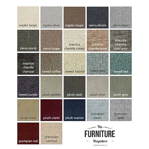 Hampshire Strutted Half Headboard - Choice Of Fabrics & Sizes - The Furniture Mega Store