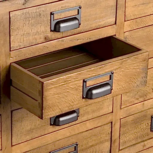 The Draftsman Collection 20 Drawer Merchant Chest - The Furniture Mega Store 