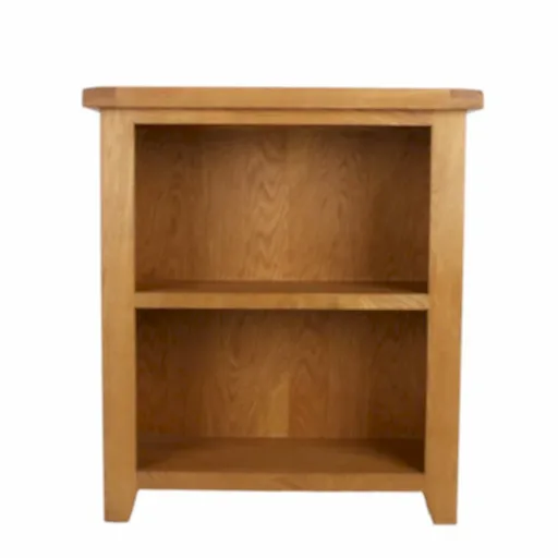 Torino Country Solid Oak Low Bookcase - The Furniture Mega Store 